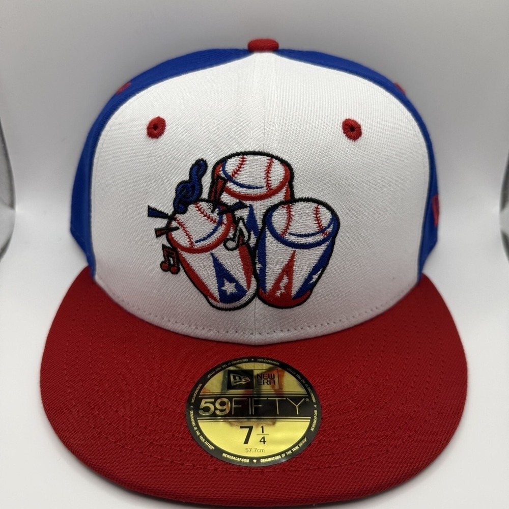 New Era‎ 59FIFTY Syracuse Mets Conqueros Red/White/Blue FittedHat Size 7 1/4
